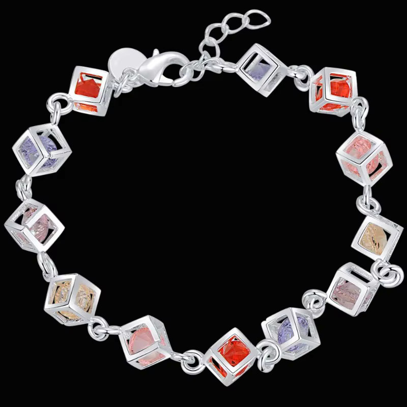 SAY Armband, 925 Silber, Zirkonia, Damen - Bild 3