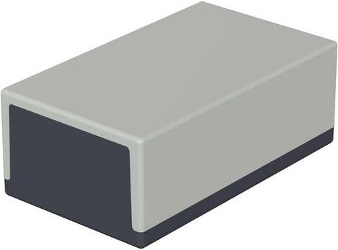 Bopla ELEMENT E 450 05450002 Elektronikgehäuse aus Polystyrol in Lichtgrau und Graphitgrau, B/T/H: 110 x 188 x 70 mm - Bild 1