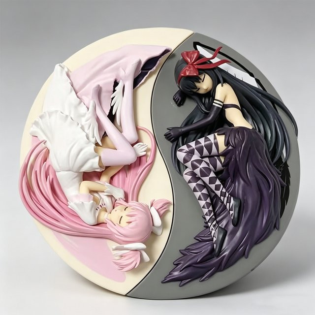 Bandai Puella Magi Madoka Magica Akemi Homura, Schlafende Figur, 18cm - Bild 1
