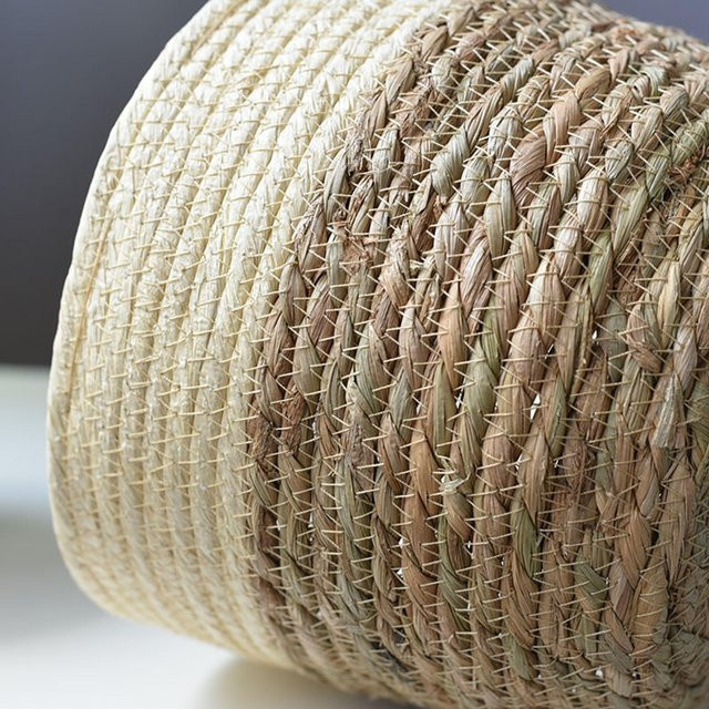 OutsideWorld Rattan Pflanzgefäß im pastoralen Stil für Blumen und Gemüse - Bild 1