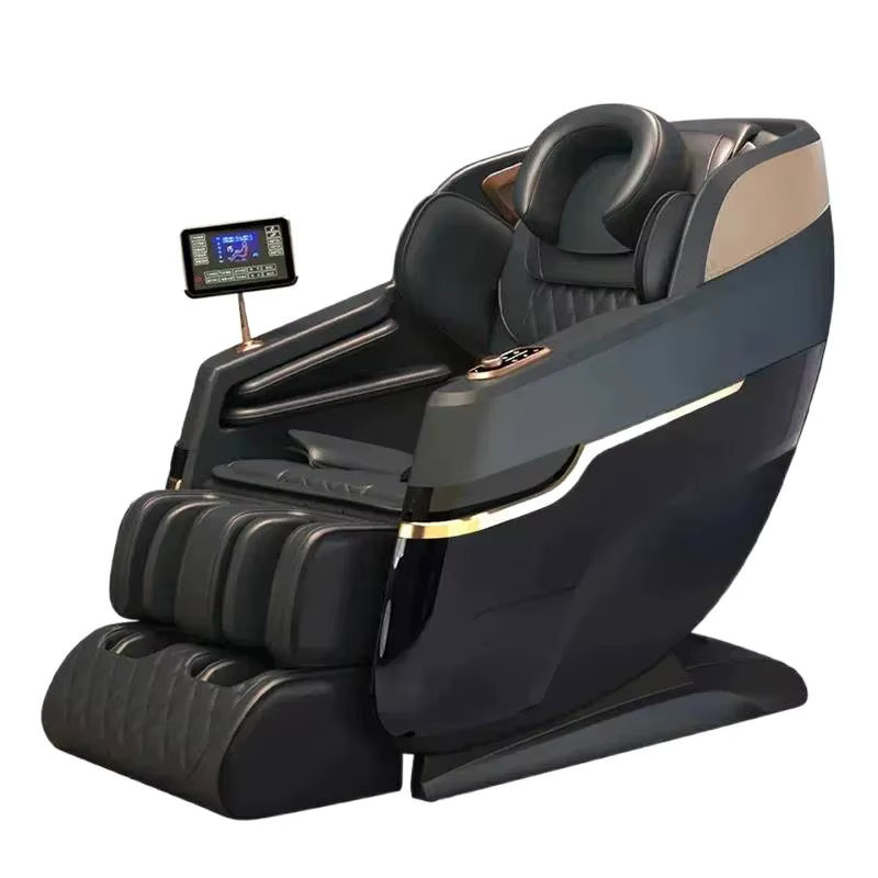FULANG 4D SL Track Massagestuhl mit Zero Gravity Funktion, Ganzkörper-Airbag-Massage und Touchscreen in Weiß - Bild 5