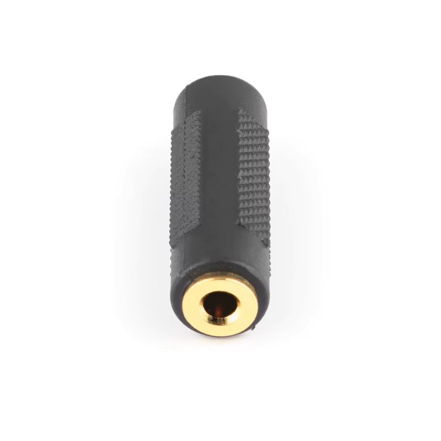 ALLOET Stereo-Audio-Koppler-Adapter 3,5-mm-Buchse auf 3,5-mm-Buchse, Schwarz - Bild 3