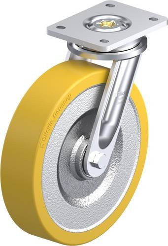 Blickle Lenkrolle LO-SETH 250K in Silber mit Rad-Durchmesser 250 mm und einer Tragfähigkeit von max. 1200 kg - Bild 1