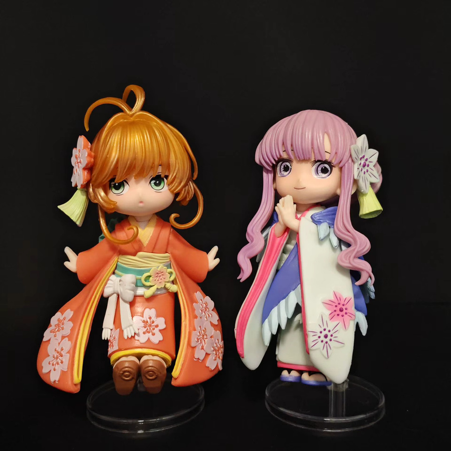 Bandai Cardcaptor Sakura Kinomoto Sakura und Freunde im Kimono, GK-Statue, 12 cm - Bild 2