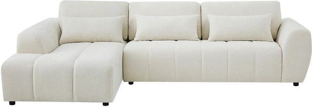 Vente-unique Sofa Fabarto in Beige, L-Form, Breite: 303 cm - Bild 1