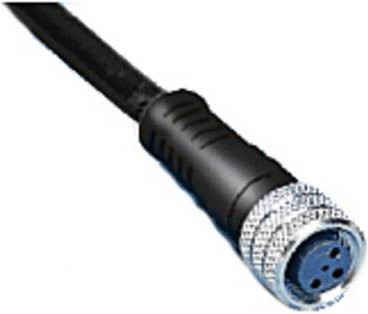 Molex Sensor-Aktor-Steckverbinder M8 in Schwarz, konfektioniert mit 2,0 m Kabellänge - Bild 1