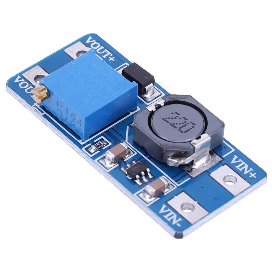 ALLOYSEED MT3608 DC-DC Booster Modul zur Spannungsanhebung, einstellbar 2V-24V, max. 2A, Blau - Bild 4