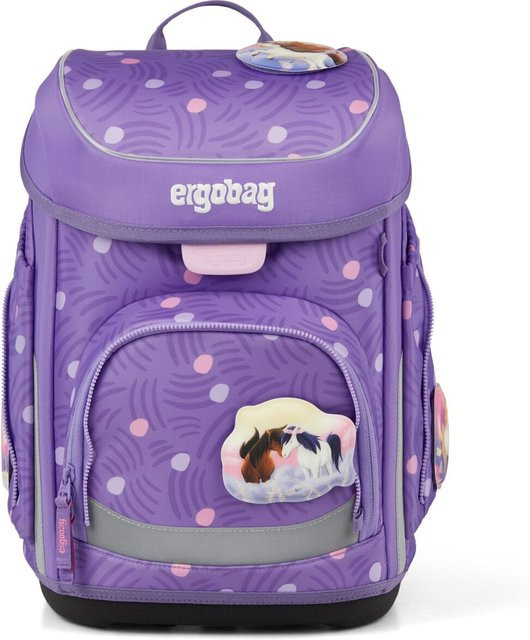 ergobag cubo Schulranzen 5-teiliges Set PonyBäradies in Purple - Bild 1