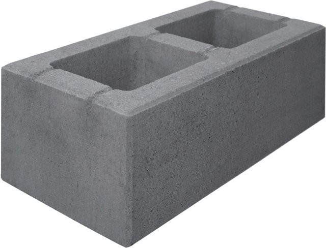 Diephaus Mauerstein Patea Basalt mit Glimmer in Grau, B/T/H: 45 x 22,5 x 16,5 cm - Bild 1