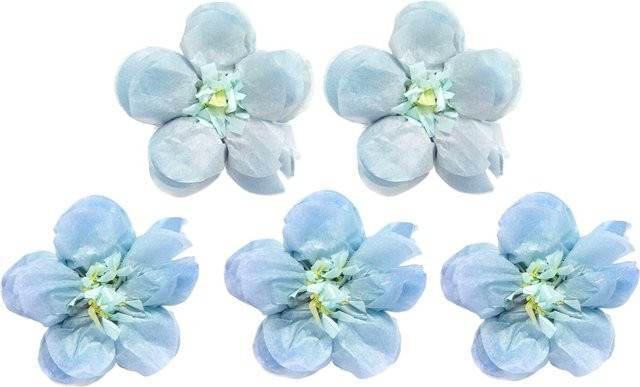 Rico Design Seidenpapierblumen Vergissmeinnicht in Blau, Höhe: 7 cm - Bild 1