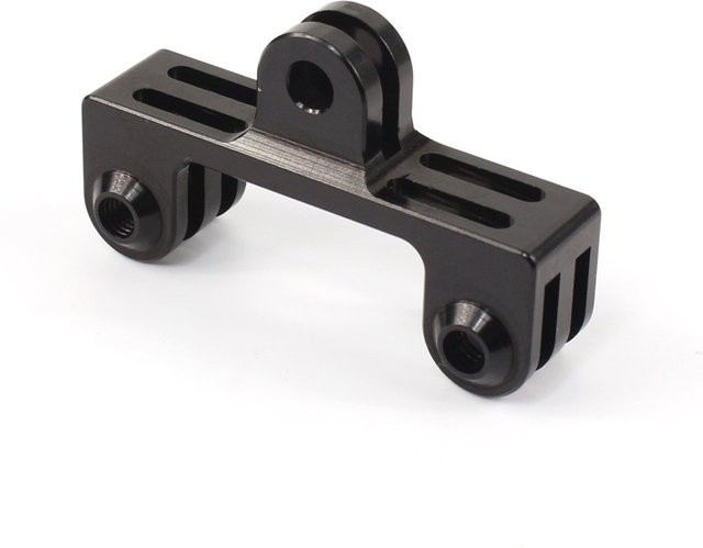 FEICHAO Dual Halterung Stativ Adapter mit Daumenschraube für GoPro 13 12 11 10 Insta360 und DJI Action in Schwarz - Bild 1