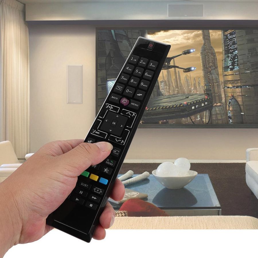 Telefunken Ersatz-Fernbedienung Infrarot Controller in Schwarz - Bild 3