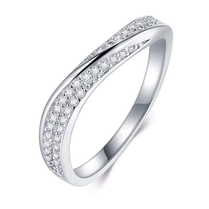 Huitan Ring, Silber, Zirkonia, Damen - Bild 3