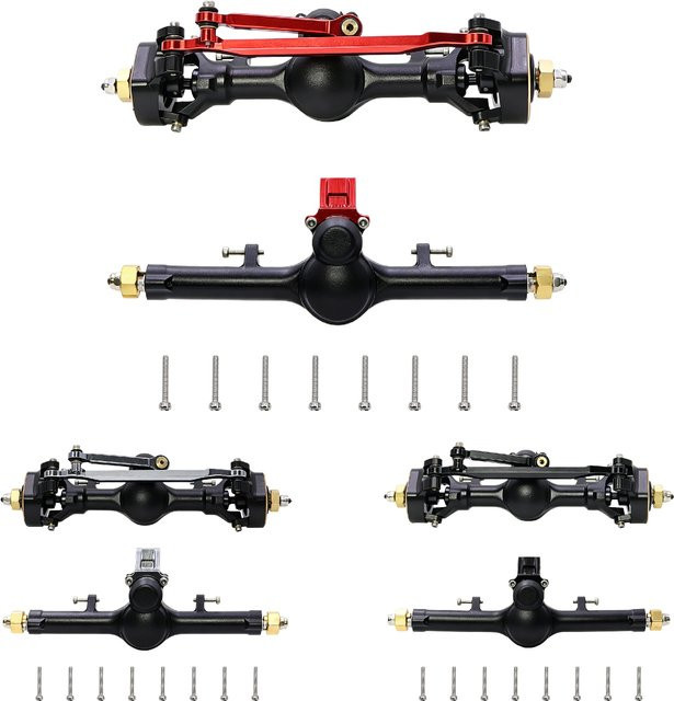 FACSNY Kunststoff-Planetenachsen vorne und hinten, 3-teiliges Set, 1:24 - Bild 1