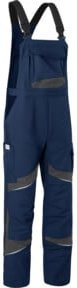 Kübler Latzhose ACTIVIQ cotton+ HIGH PSA 2 in Dunkelblau/Anthrazit mit Reflexstreifen - Bild 1