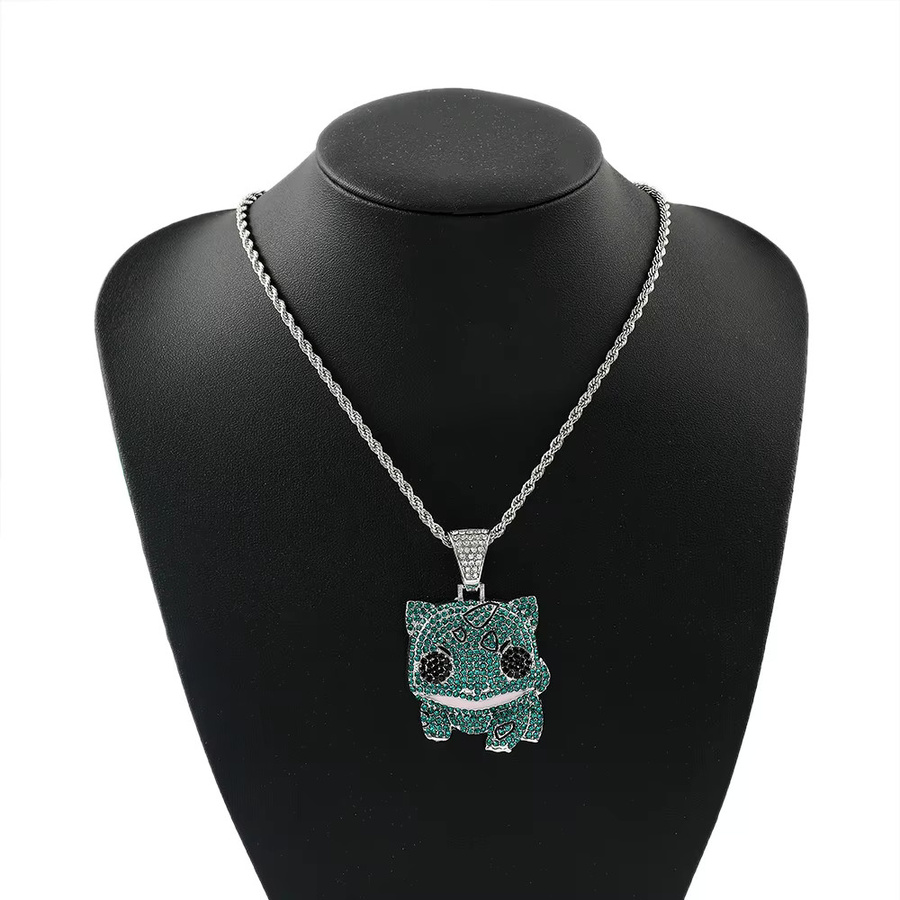 TAKARA TOMY Squirtle-Halskette, Diamant, Zirkonia, Unisex - Bild 3