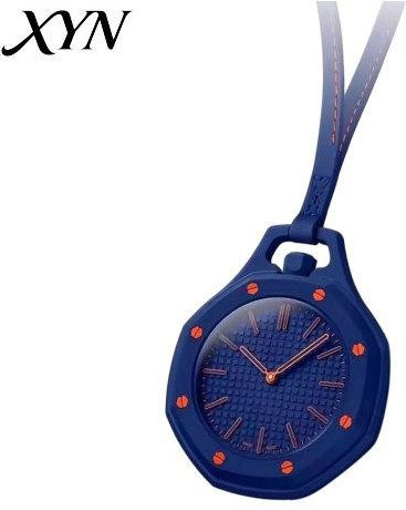 Warm Hearth Taschenuhr, Quarz, Blau, Eckig, Unisex - Bild 1
