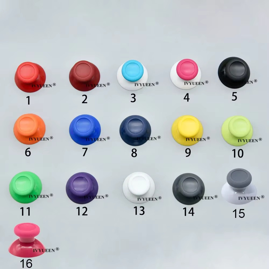 IVYUEEN 2 Stück 3D Analoge Daumensticks in Schwarz für Microsoft Xbox Serie X S XSX Controller als Joystick Grip Cap Reparaturteil - Bild 2