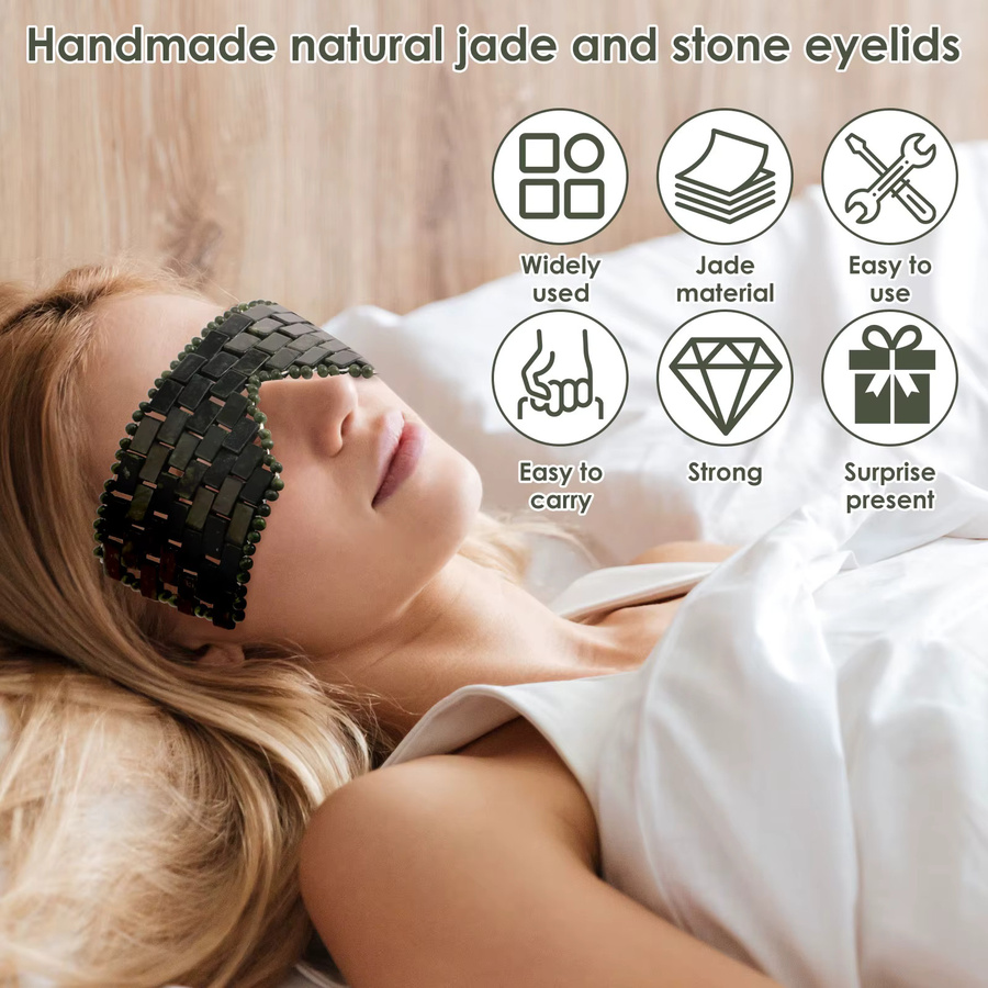 harupink Jade-Augenmaske, Grün, Unisex - Bild 3