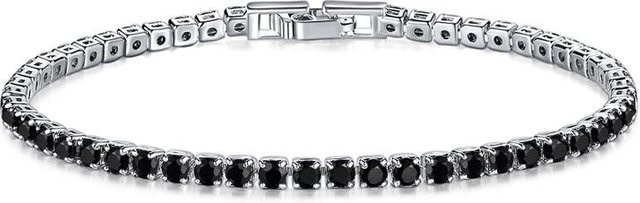Armband 925 Silber, Zirkonia, Kristall, Damen, 19cm - Bild 1