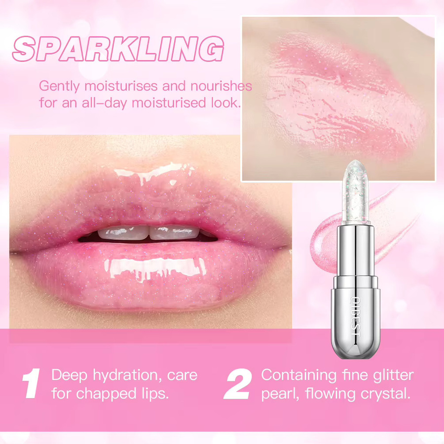 QIBEST Lippenbalsam, transparent, glänzend, Unisex - Bild 2