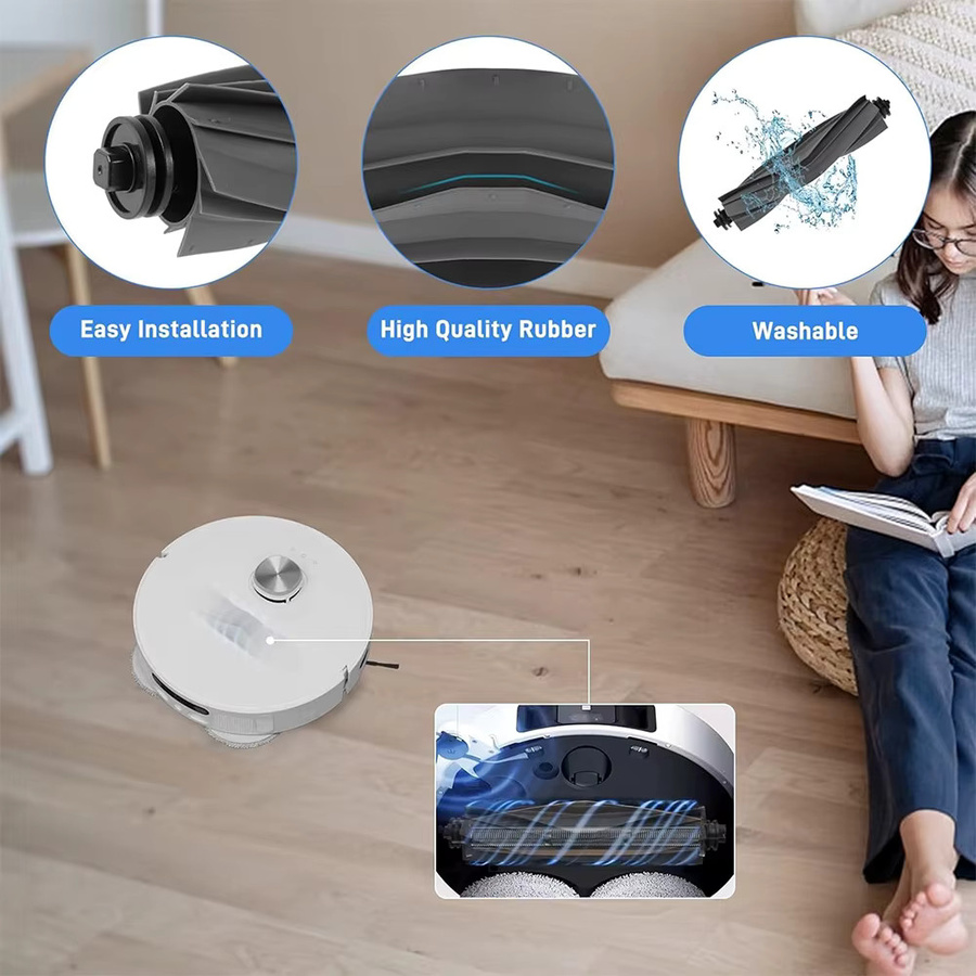 Dreame Bot L30 Ultra und L20 Ultra Zubehör-Set mit Hauptseitenbürste, HEPA-Filter, Mopp-Tuch und Staubbeuteln - Bild 1