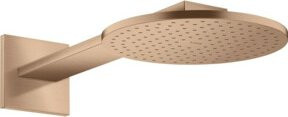 Hansgrohe Axor Kopfbrause 250 2jet mit Brausearm in Brushed Red Gold, Rund, Wandmontage, Regendusche und Nebelstrahl, Durchmesser: 25,0 cm - Bild 1