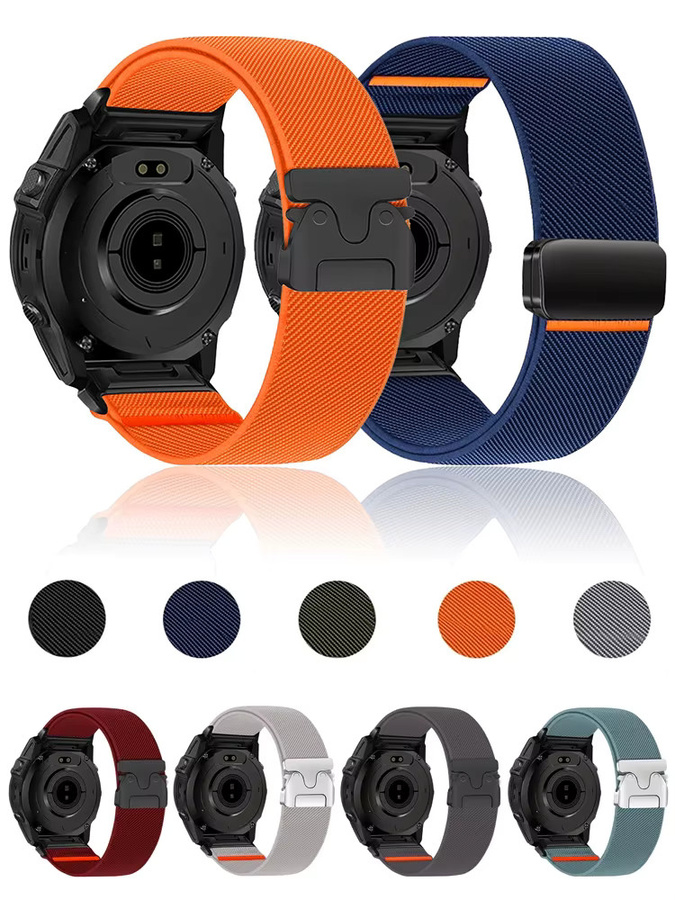 Garmin Uhrenarmband Nylon, Schwarz, Unisex - Bild 5