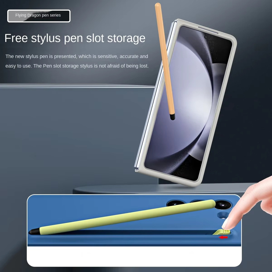 Hartschalenhülle mit Scharnierschutz für Samsung Galaxy Z Fold 6 5 4 3 5G in Blau - Bild 2