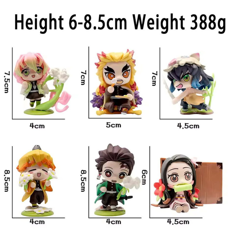 Bandai Demon Slayer Blindbox, Tanjiro Kamado Nezuko Cartoon-Figur, 1-12 Stück Set - Bild 4