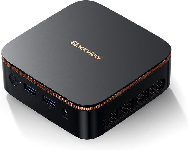 Blackview Mini-PC MP20 mit AMD Ryzen 3 3300U, 16 GB DDR4 RAM, 512 GB SSD und Windows 11 Pro, Schwarz - Bild 1