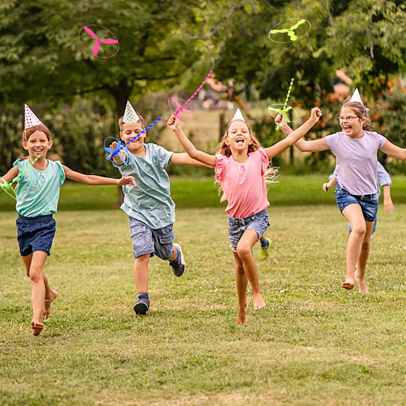 Fliegende Scheiben Spielzeug, Twisty Saucers Helikopter, 10-50 Stück - Bild 3