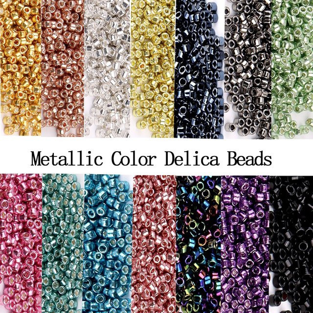 Miyuki Glasperlen Metallic, 2 mm, Unisex - Bild 1