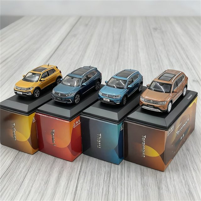 WELLY Tiguan Teramont T-Cross Tharu Phideon ID4, Auto Modell, 1:43, Metall - Bild 1