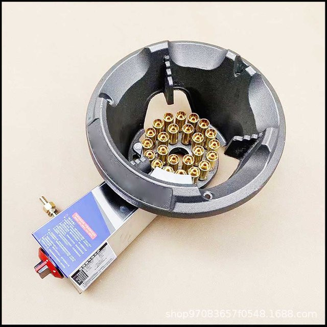 YunlinLi Kommerzieller Niederdruck-Gasbrenner mit Flammenausfallsicherung als tragbare Gaskochplatte in Multicolor - Bild 1