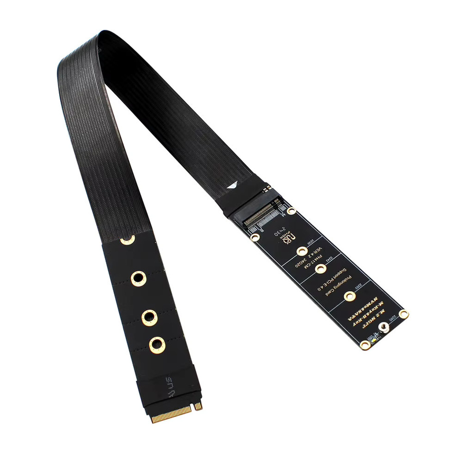 VODOOL M.2 NVMe NGFF M-Key SSD Verlängerungskabel PCIe 4.0 Extender in Schwarz für M.2 2230 2242 2260 2280 SSDs - Bild 4
