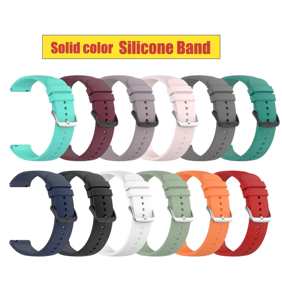 Uhrenarmband Silikon, 20 mm, Unisex - Bild 1