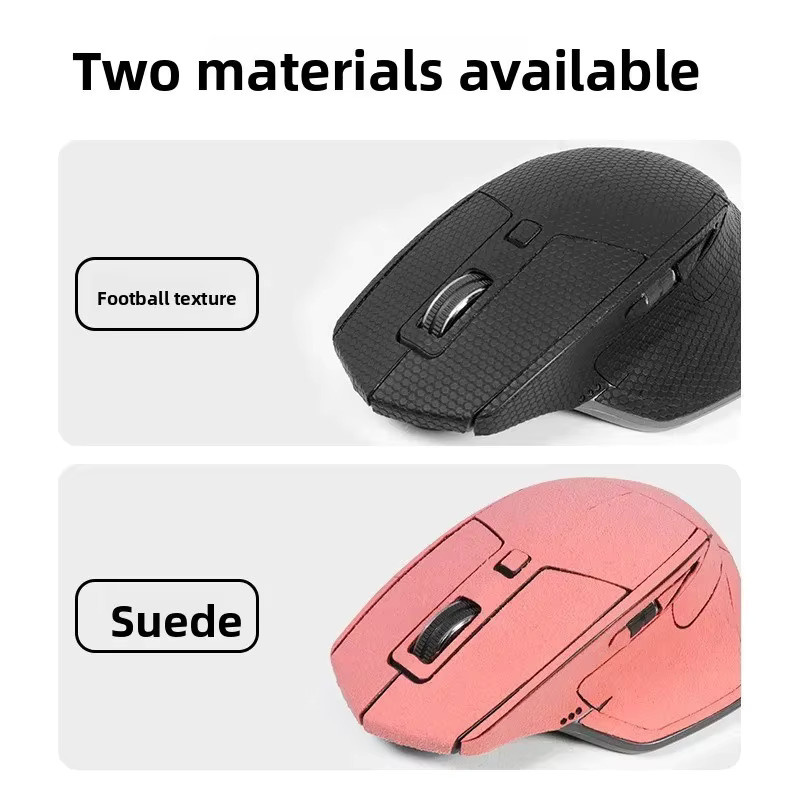 Premium-Wildleder-Vollabdeckungsaufkleber für Logitech MX Master 3, rutschfest und schweißabsorbierend - Bild 2