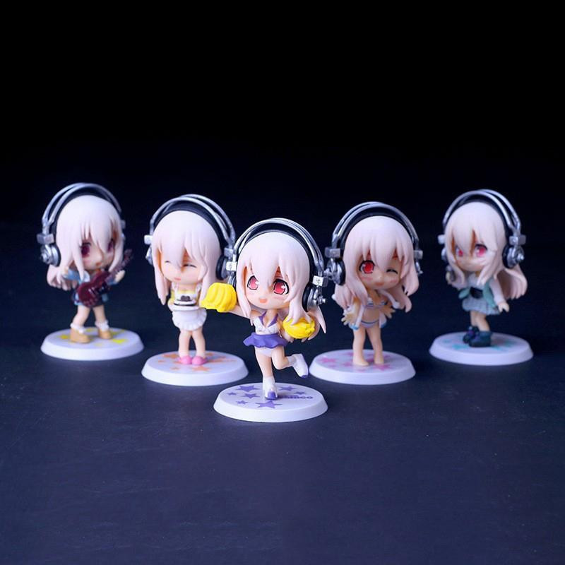 MIFEN Super Sonico Arbeits Badeanzug Anzug Chassis Q Version Modell Puppen Spielzeug aus PVC - Bild 1