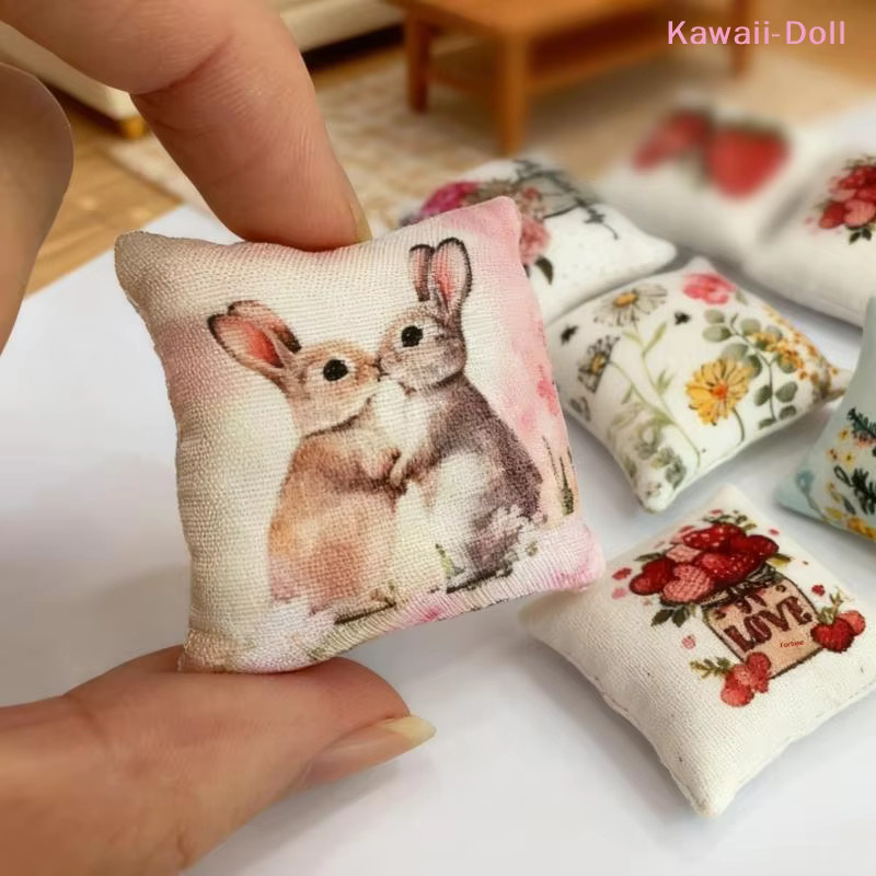 DIAPER&CORED Miniatur-Osterkissen, Puppenhaus-Dekorationsartikel, 2-teiliges Set - Bild 4