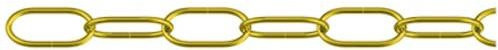 Dörner + Helmer Uhrkette aus Messing und Stahl in Gold, Länge: 25 m - Bild 1