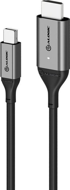 ALOGIC Ultra Adapterkabel Mini DisplayPort auf HDMI in Space-Grau mit 4K Unterstützung und 2,0 m Länge - Bild 1