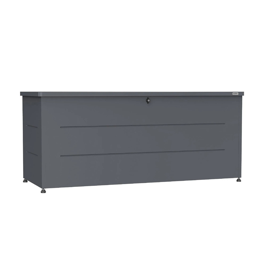 WEKA Metall-Terrassenbox Gary 700 in Anthrazit, B/T/H: 180 x 70 x 79 cm - Bild 2