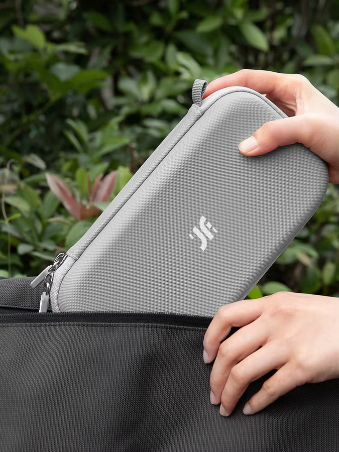 XFJI Tragetasche Schutzhülle für DJI Osmo Pocket 4 Standard Combo Gimbal Zubehör in Grau - Bild 5
