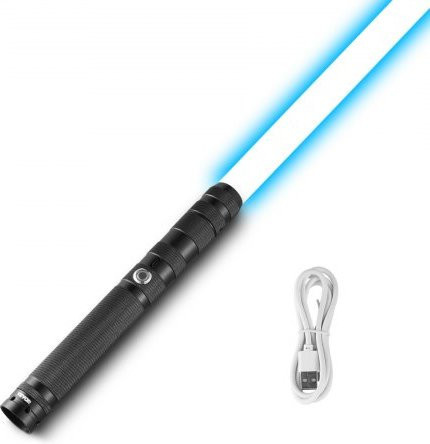 VEVOR Light Sword Spielzeugschwert mit 14 RGB Farben und FX Sound, Schwarz - Bild 1