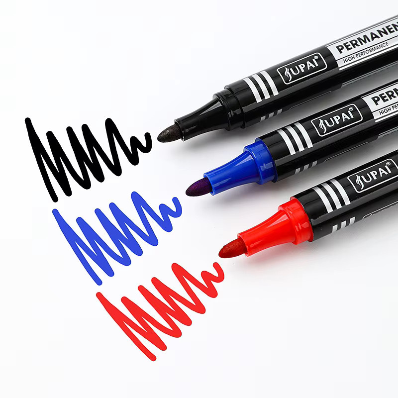 Genkky Permanent Marker Set mit feiner Spitze, wasserfeste Tinte, 1,5 mm Strichstärke, Farben: Schwarz, Blau, Rot - Bild 6