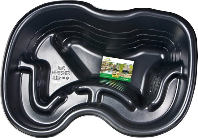Heissner Teichbecken aus PE in Schwarz mit 120 l Volumen - Bild 1