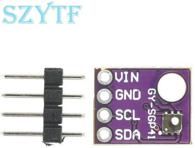 SGP41 Luftqualitätssensor GY-SGP41 für die Messung von TVOC, eCO2 und Formaldehyd in Lila - Bild 1