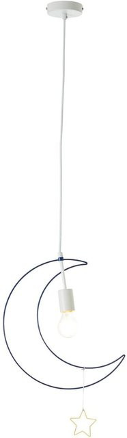 Brilliant Ezra Pendelleuchte in Hellblau/Weiß, Durchmesser: 31 cm, E27, 60W, modern - Bild 1