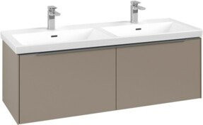 V&B Waschtischunterschrank Subway 3.0 in Taupe, B/T/H: 127,2 x 42,9 x 47,8 cm - Bild 1